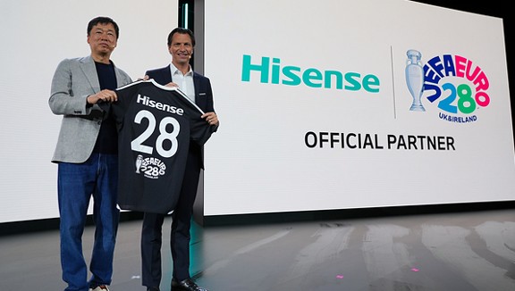 海信延续欧足联长期合作 成为2028年欧洲杯官方合作伙伴