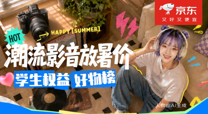 索尼、哈曼卡顿、华为大牌齐聚 京东潮流影音清凉季学生享专属好价